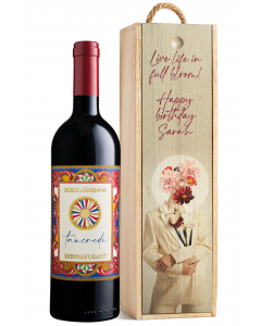 Bloom - Personalised Wooden Wine Box