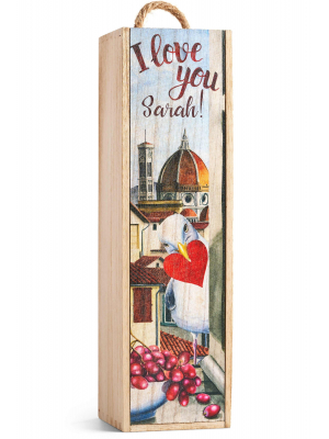 Venice - Personalised Wooden Wine Box